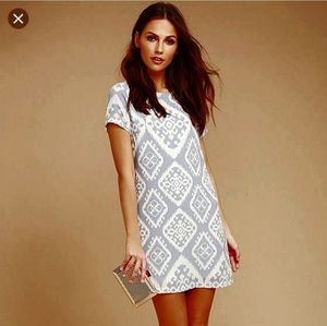 Lulu's Give Me A Print Shift Dress